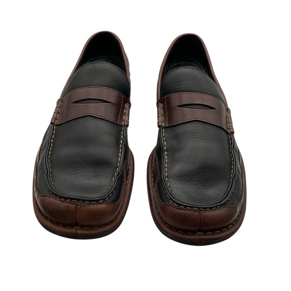 Timberland leather Loafer Black Casual Shoes for Men size 7.5 M‎